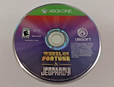 Wheel of Fortune & Jeopardy (Xbox one) tested DISC ONLY - Image 1 of 2