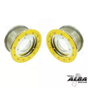 Suzuki LTR 450 LTZ 400 Front Wheels Beadlock 10x5 3+2 4/156 Alba Racing PY 32 - Foto 1 di 1