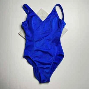 Traje de baño vintage de una pieza LeCove azul real años 90 - Imagen 1 de 7