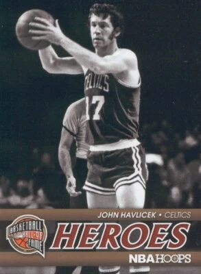 2011-12 Panini NBA Hoops Heroes #7 John Havlicek Boston Celtics NM Insert - Image 1 of 2