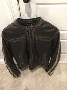 Bones David Boreanaz Screen Worn Costume Richa Leather Motorcycle Jacket COA - Picture 1 of 7