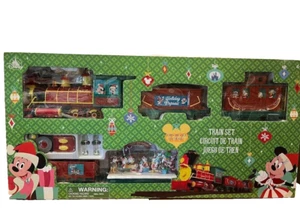 Disney Parks Holiday Christmas Mickey Mouse Remote Controlled Train Set - Picture 1 of 10