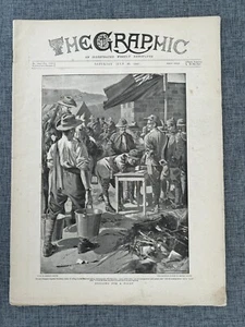 DIE GRAFIK DEUTSCHE MARINE SCHAH PERSIEN SIBIRIEN GEFÄNGNIS 28 JUL 1900 VINTAGE MAGAZIN - Bild 1 von 6