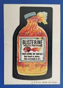 1974 WACKY PACKAGES SERIES 6 TAN BACK      BLISTERINE      NM+    