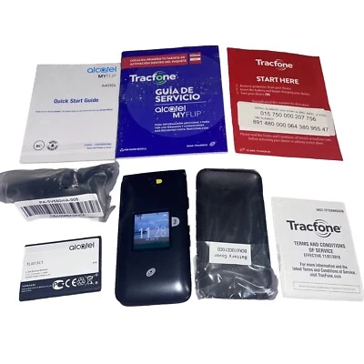 Alcatel Myflip Tracfone Wireless Prepaid Flip Cell-phone 4GB No-Contract A405DL - Image 1 of 2