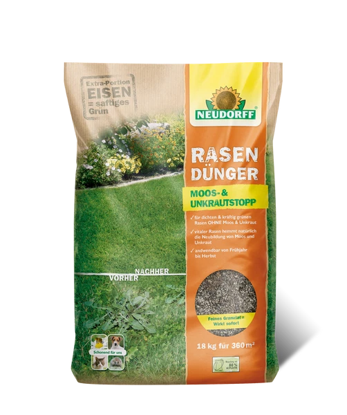Neudorff Rasendünger Moos und Unkrautstopp 18kg - Bild 1 von 1