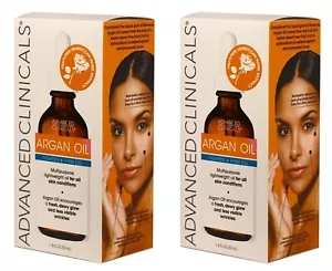Lote de 2 aceite de argán Advanced Clinicals apretado y firme 1,8 fl oz cada uno - Imagen 1 de 6