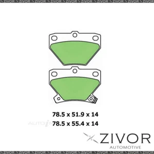 PROTEX Brake Pads - Rear For TOYOTA COROLLA II EL43R 1.5L 2D H/B 5EFE 1990-1994 - Picture 1 of 1