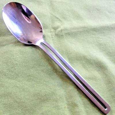 Toalha colher de sopa de aço inoxidável padrão nórdico 18/10 porcelana 7,5" #292134 brilhante - Imagem 1 de 3