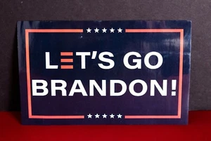 Let's Go Brandon Sticker - Car Vinyl Decal FJB Fck Joe Biden - Picture 1 of 2