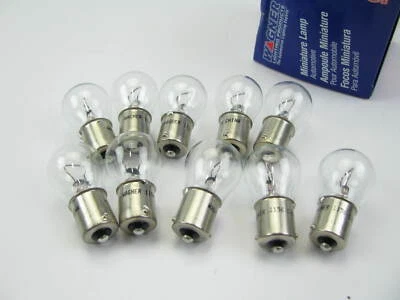 (10) Wagner 1156 Clear Tail Light Signal Brake Light Bulbs - Image 1 of 3