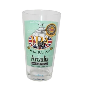 Bicchiere birra Arcadia Brewing Company Battle Creek Michigan una pinta bicchiere birra - Foto 1 di 2