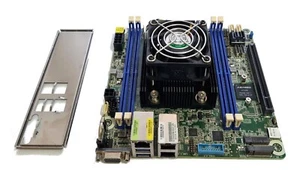 Asrock Rack D2123D4I4 Xeon D-2123 4C/8T Mainboard PCIe x16 m2 IPMI mITX Server - Picture 1 of 1