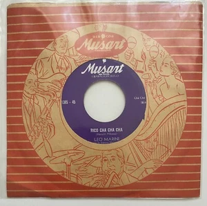 LEO MARINI / NELSON PINEDO -RICO CHA CHA CHA / EL MUÑECO DE- MEXICAN 7¨SINGLE CS - Imagen 1 de 3