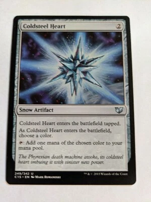 MTG "Coldsteel Heart"- Commander 2015 249/342 Regular Uncommon, NM - Image 1 of 2