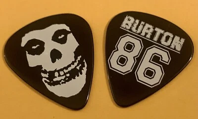 CLIFF BURTON custom TRIBUTE GUITAR PICK 🎸SUPER NICE!🎸 METALLICA MISFITS - Image 1 of 3