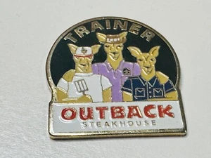 Outback Steakhouse Restaurant Lapel Pin Trainer Waiter Waitress Server Cook Chef - Picture 1 of 2