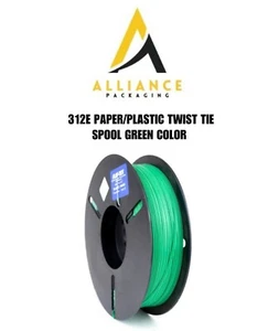 Carrete giratorio de papel/plástico 312E color verde (1 rollo) - Imagen 1 de 1