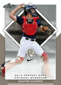 GOLSTON GILLESP 2016 LEAF "PERFECT GAME" SHOWCASE NIKE ALL-AMERICAN ROOKIE CARD!