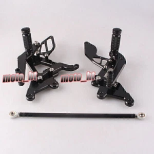 Rear Set Footpegs Rearset Footrest Foot Peg Pedals For Yamaha YZF R6 2003-2005 - Picture 1 of 12