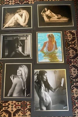 Lot of 6  fine art nude  mounted photographic prints 8x10" and 12x10" - Image 1 of 2