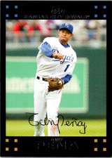 2007 Topps Updates & Highlights Tony Pena Jr. #UH78 Kansas City Royals