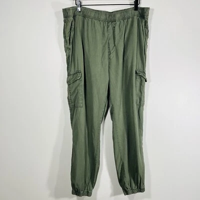 Pantalones de chándal Sanctuary Rebel cortos elásticos cargo verde oliva para mujer XL Foto 1 de 4