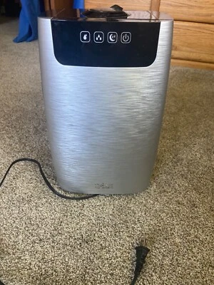 Unidad de humidificación humidificador plateado premium Mistaire Ultrasonic Cool Mist susurro Foto 1 de 4