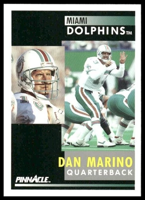 Pinnacle #70 1991 Dan Marino Miami Dolphins Foto 1 de 2