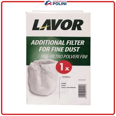 LAVORWASH LAVOR PRE FILTRO 5.212.0135 PER ASPIRAPOLVERE ASPIRACENERE POKER ASHELY KOMBO