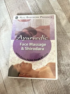 Real Bodywork Presents Ayurvedic Face Massage & Shirodara DVD Like New Khalsa - Picture 1 of 3