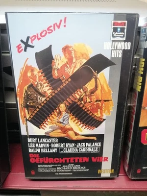 VHS RARITÄT: DIE GEFÜRCHTETEN VIER (1966) MIT BURT LANCASTER - Bild 1 von 2