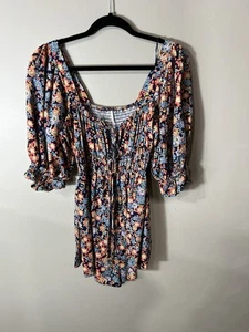 Mameluco Free People Show Me Love Floral Talla Pequeña Casa Núcleo Verano Floral - Imagen 1 de 13