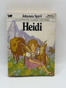 HEIDI Illustrated Classic Edition 1977 Moby Paperback Book VTG Johanna Spyri - Imagen 1 de 8