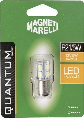 Magneti Marelli P21/5W lampadina singola auto LED SMD 12V/5W attacco BAY15d MAGN - Immagine 1 di 3