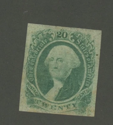 Mr Fancy Cancel Sc CSA 13 Mint Gum 20c Cat $45  - Image 1 of 2