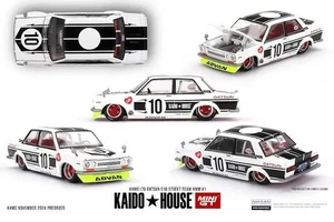 Kaido House x Mini GT Datsun 510 Street Team XMM V1 Hobby Exclusive KHMG176 - Picture 1 of 3