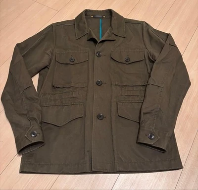 Chaqueta Militar Paul Smith Algodón Lino Caqui M Usada Foto 1 de 4