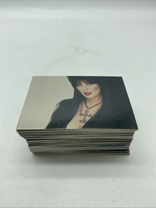 1997 Elvira Mistress of Dark Omnichrome-Trading Cards Incomplete 63 Of 72 Cards - Picture 1 of 16