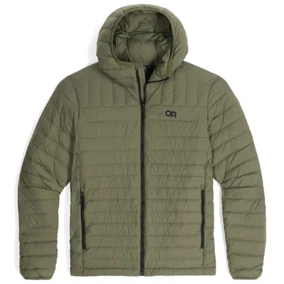 Outdoor Research Transcendent Down Hoodie Hombre Chaqueta de Invierno, Verde Ranger, X-L Foto 1 de 4