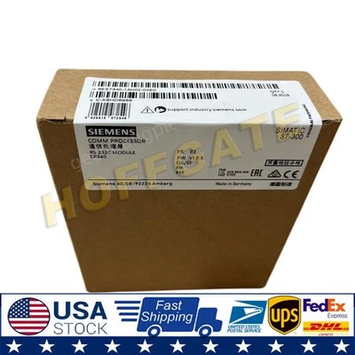 New Siemens 6ES7340-1AH02-0AE0 6ES7 340-1AH02-0AE0 SIMATIC S7-300, CP 340 - Image 1 of 4