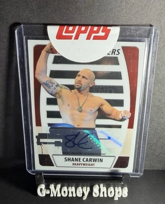 2011 Topps Chrome UFC Auto Signatures SHANE CARWIN #CA-SC Autograph Card #/188 - Image 1 of 3