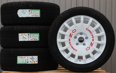 VW Bus T5 T6 .1 Satz Komplettäder OZ Rally weiß Alufelgen Nexen Ganzjahresreifen - Bild 1 von 3