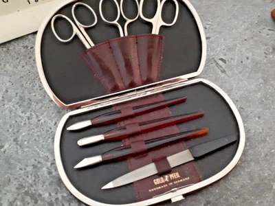 GOLDPFEIL LUXSUS Manikür Etui Serie Oxford  Klassiker Nageletui - Bild 1 von 4