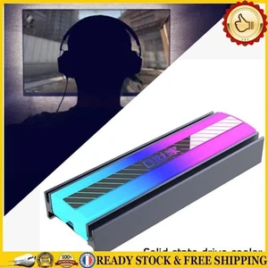 3Pin ARGB SSD Heatsink M.2 2280 Solid State Drive Cooler Thermal Pad Radiator & - Afbeelding 1 van 8