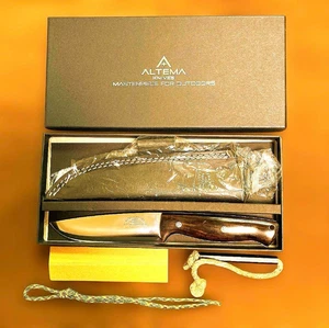 Discontinued Ultima Falcon 3 Bushcraft Knife, 440C Steel, Ebony Handle - Picture 1 of 10