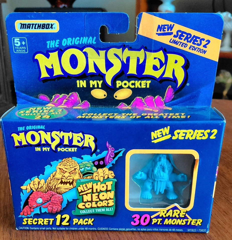 1991 Monsters In My Pocket 系列 2/霓虹色 30 件开箱全套 — 第 1/4 张图片