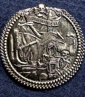 Gorgeous Piratemania 14 Geocoin - Unactivated! - Hard to Find - Image 1 of 4
