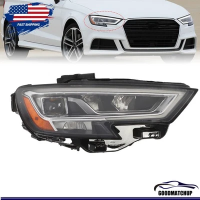 For 2017-2020 Audi S3 A3 w/AFS Front Right Passenger Side LED Headlight Assembly Foto 1 de 4