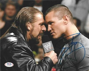 Randy Orton WWE Signed Autograph 8x10 Photo #3 w/ PSA COA - Picture 1 of 2